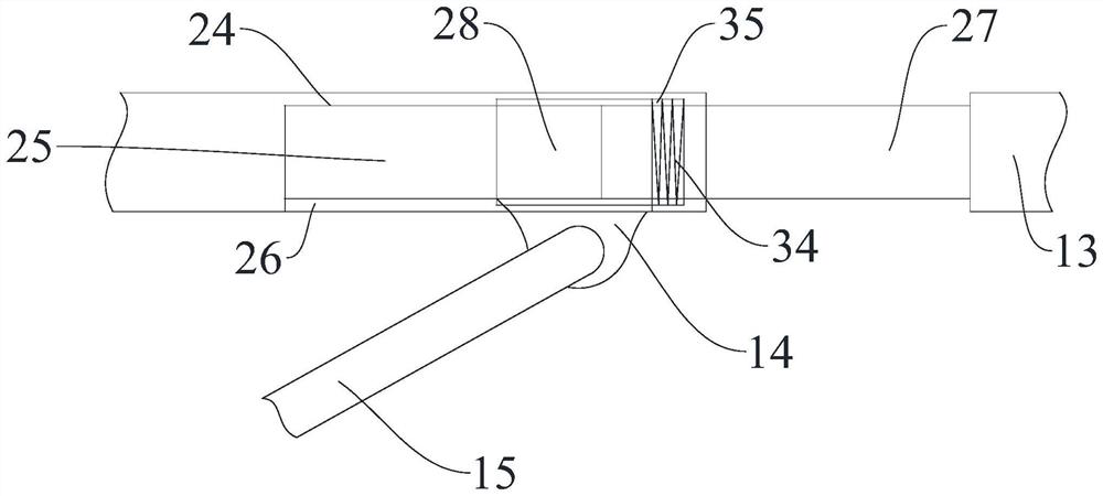 Cantilever goods shelf easy to store and adjust