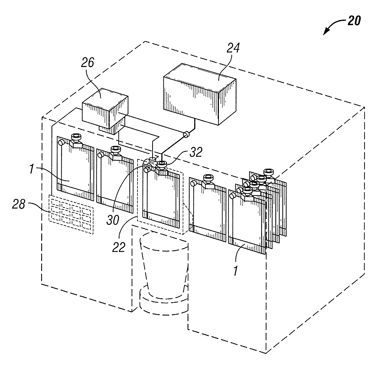 Semi-automatic beverage making apparatus