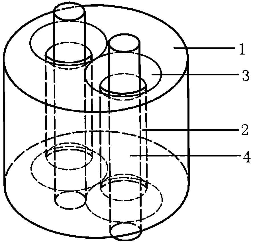 Novel vascularized tissue-engineered bone and construction method thereof