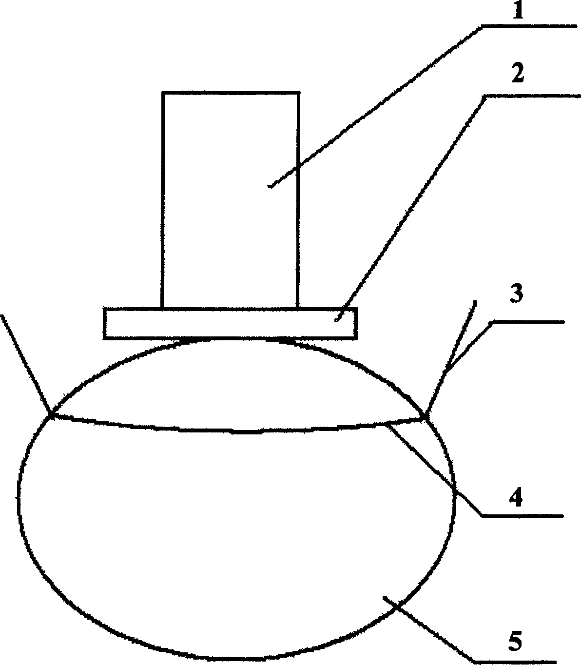 Method and apparatus for non-destructive testing of fruit internal properties by laser