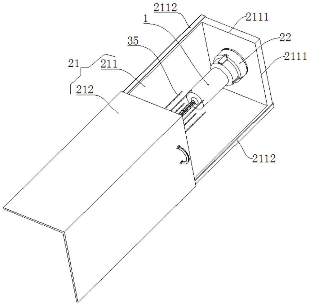 Wind power main shaft coating equipment