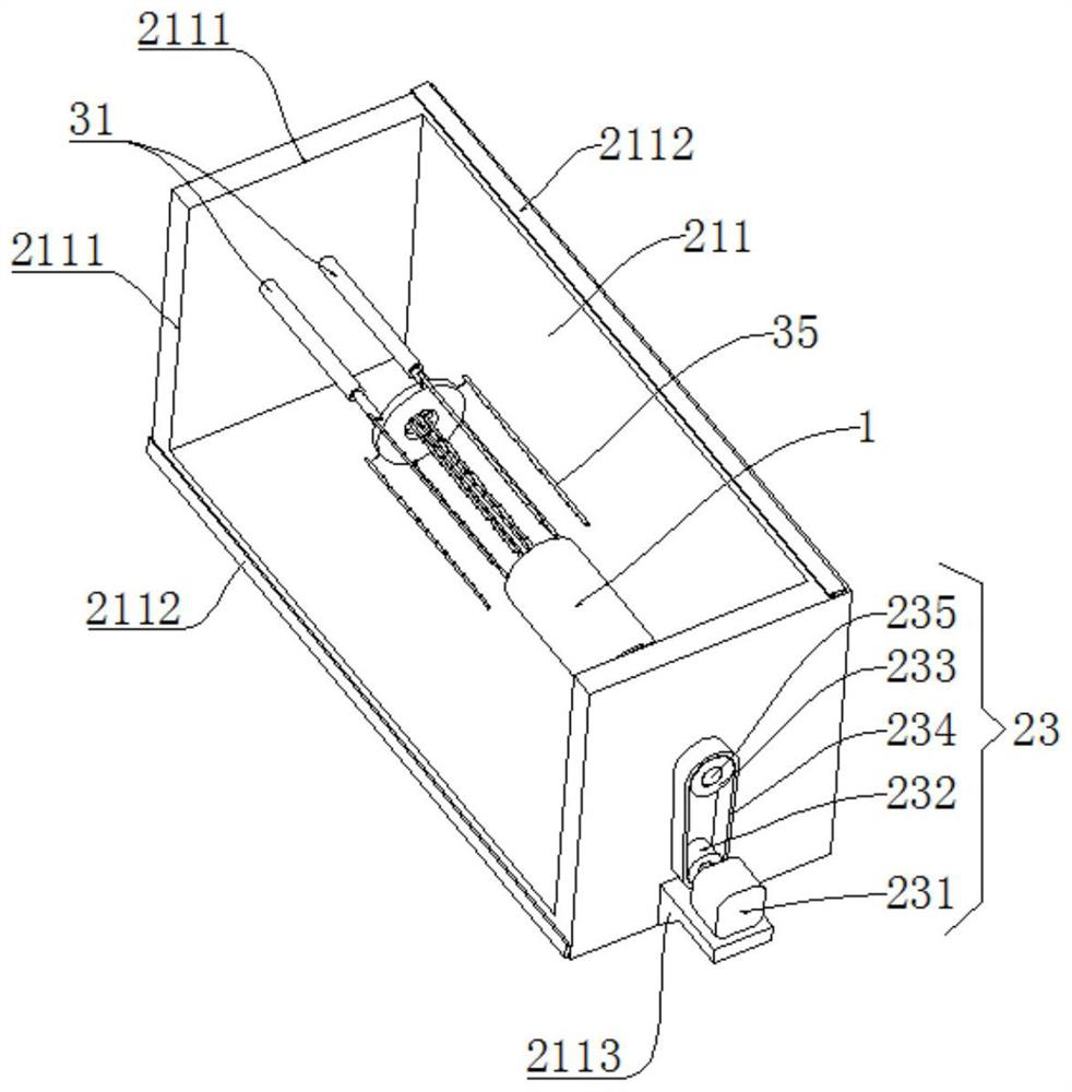 Wind power main shaft coating equipment