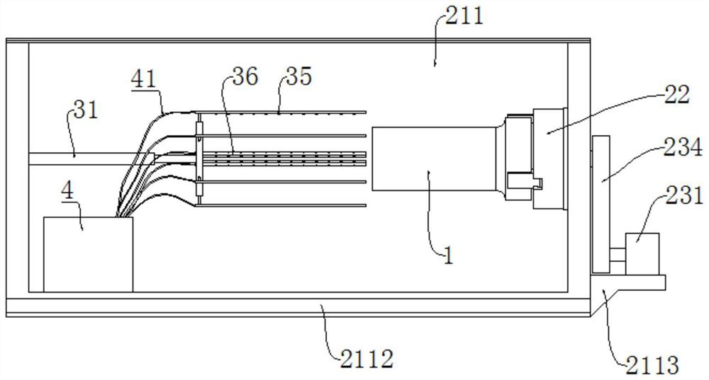 Wind power main shaft coating equipment