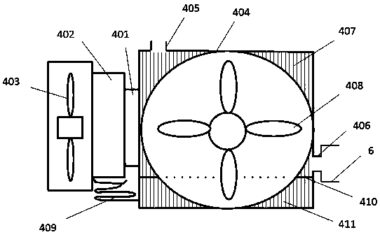 Solar device for car radiating and refrigerating and car