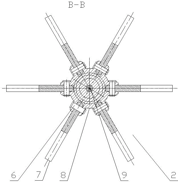 Automatic supporting frame