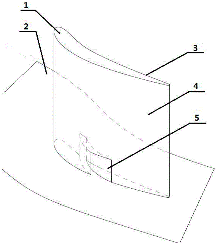 Compressor stator cascade with equal-width arc grooves at the blade root