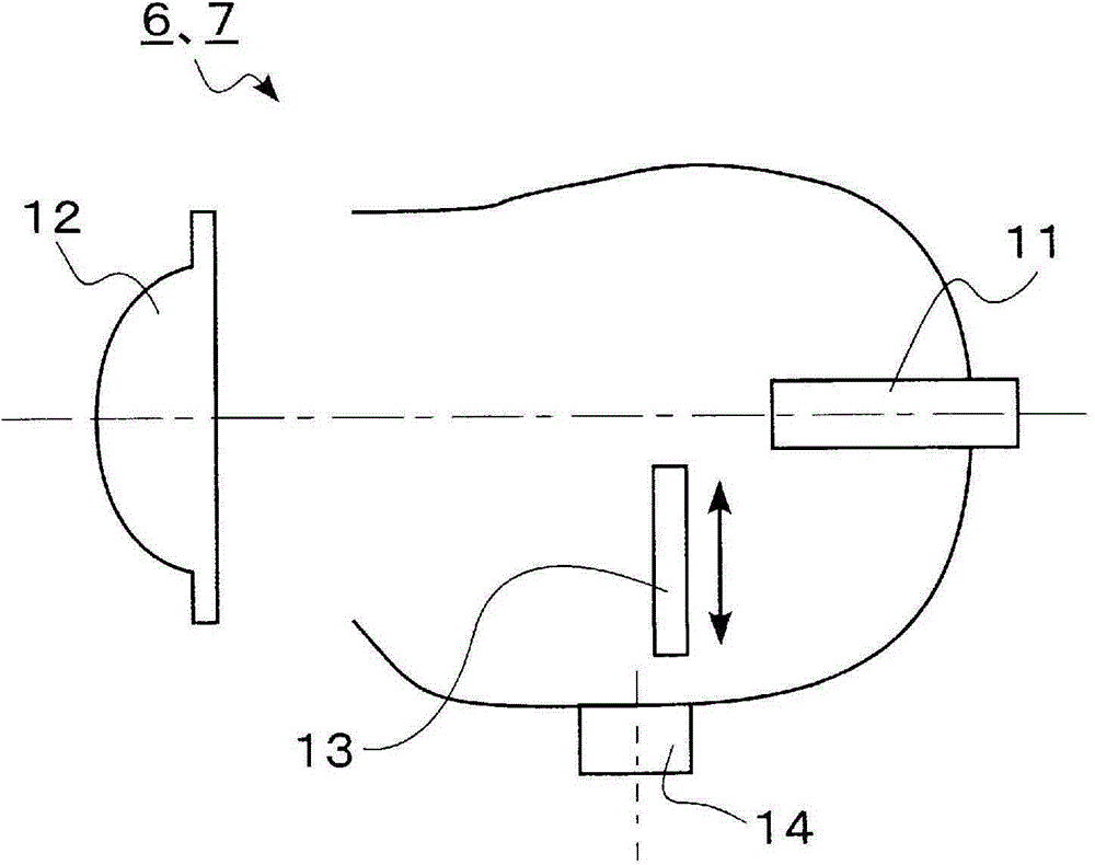 Vehicle headlight device