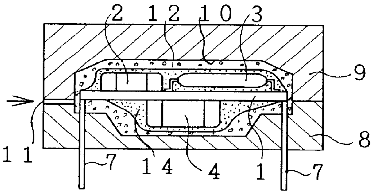 Process for manufacturing a resin-encapsulated electronic product