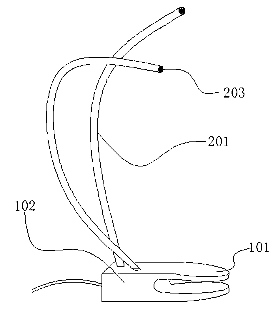 Sewing machine provided with light-emitting diode (LED) illuminating lamp