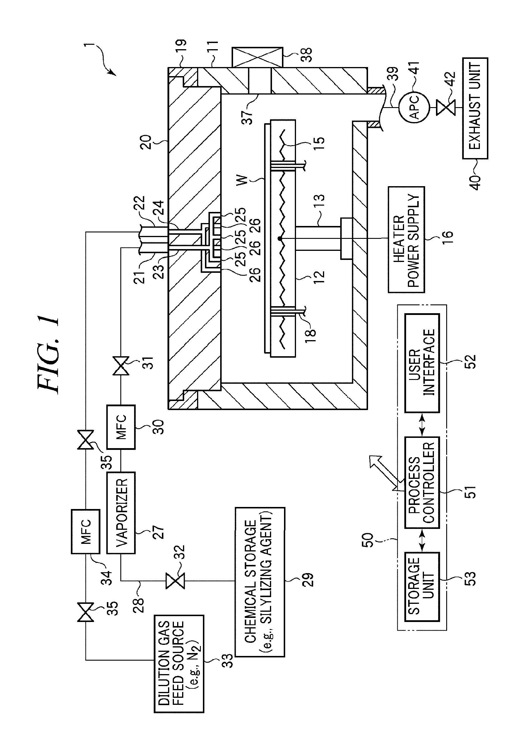 Processing method for recovering a damaged low-k film of a substrate and storage medium