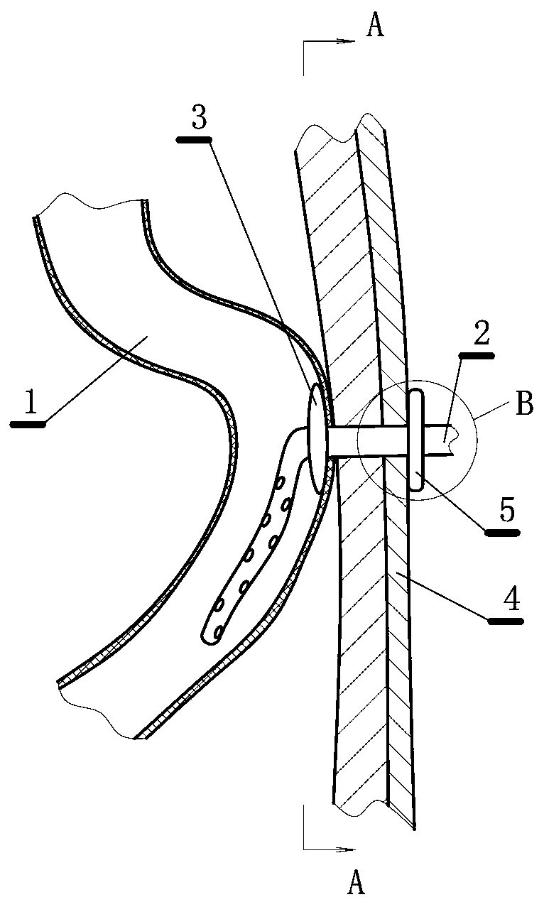 Jejunostomy tube capable of realizing self fixing of small intestine and abdominal wall