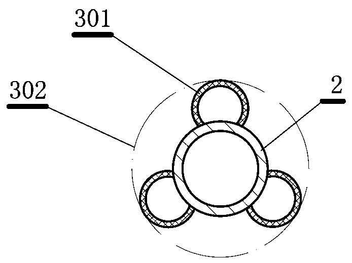 Jejunostomy tube capable of realizing self fixing of small intestine and abdominal wall