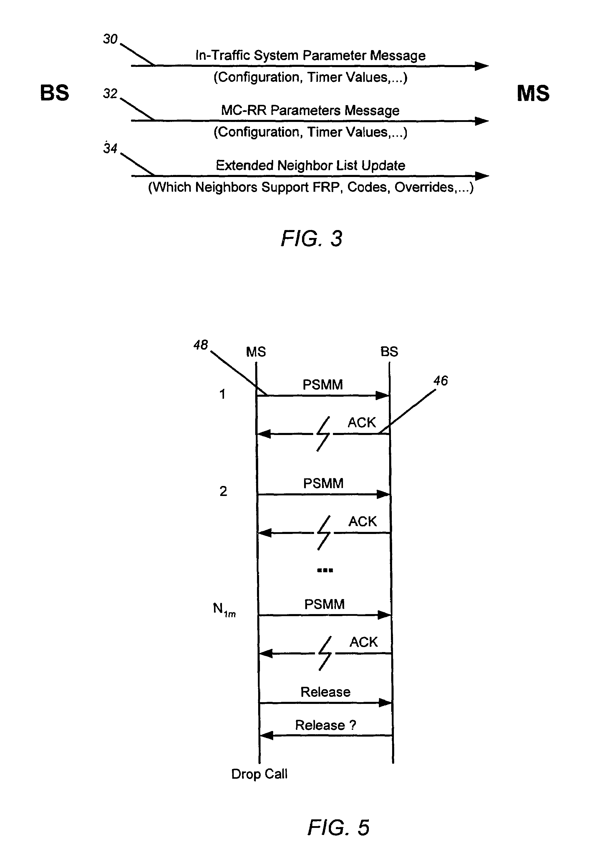 Open-loop power control enhancement for blind rescue channel operation