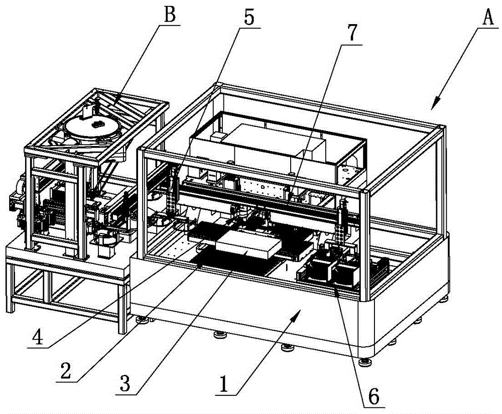 Fully-automatic laser cutting production workstation