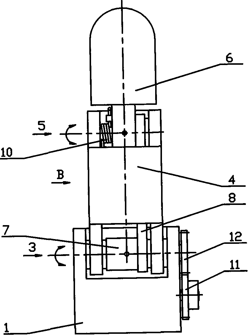 Belt wheel under-driven robot finger device