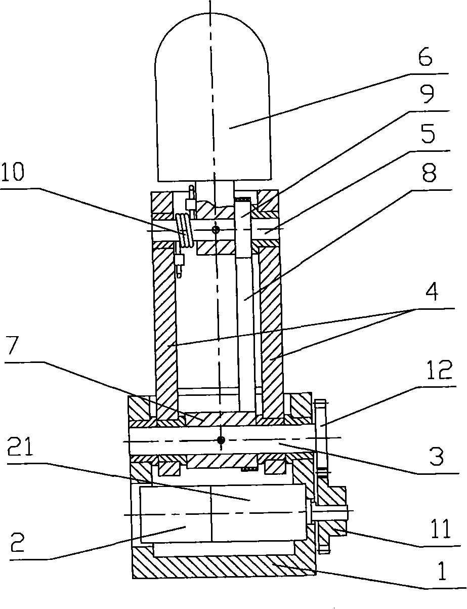 Belt wheel under-driven robot finger device