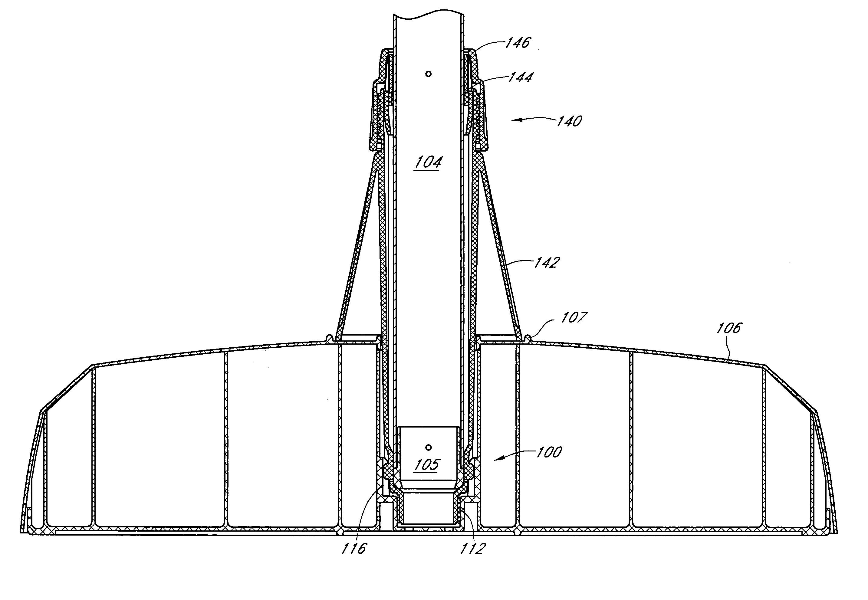 Umbrella base clamp