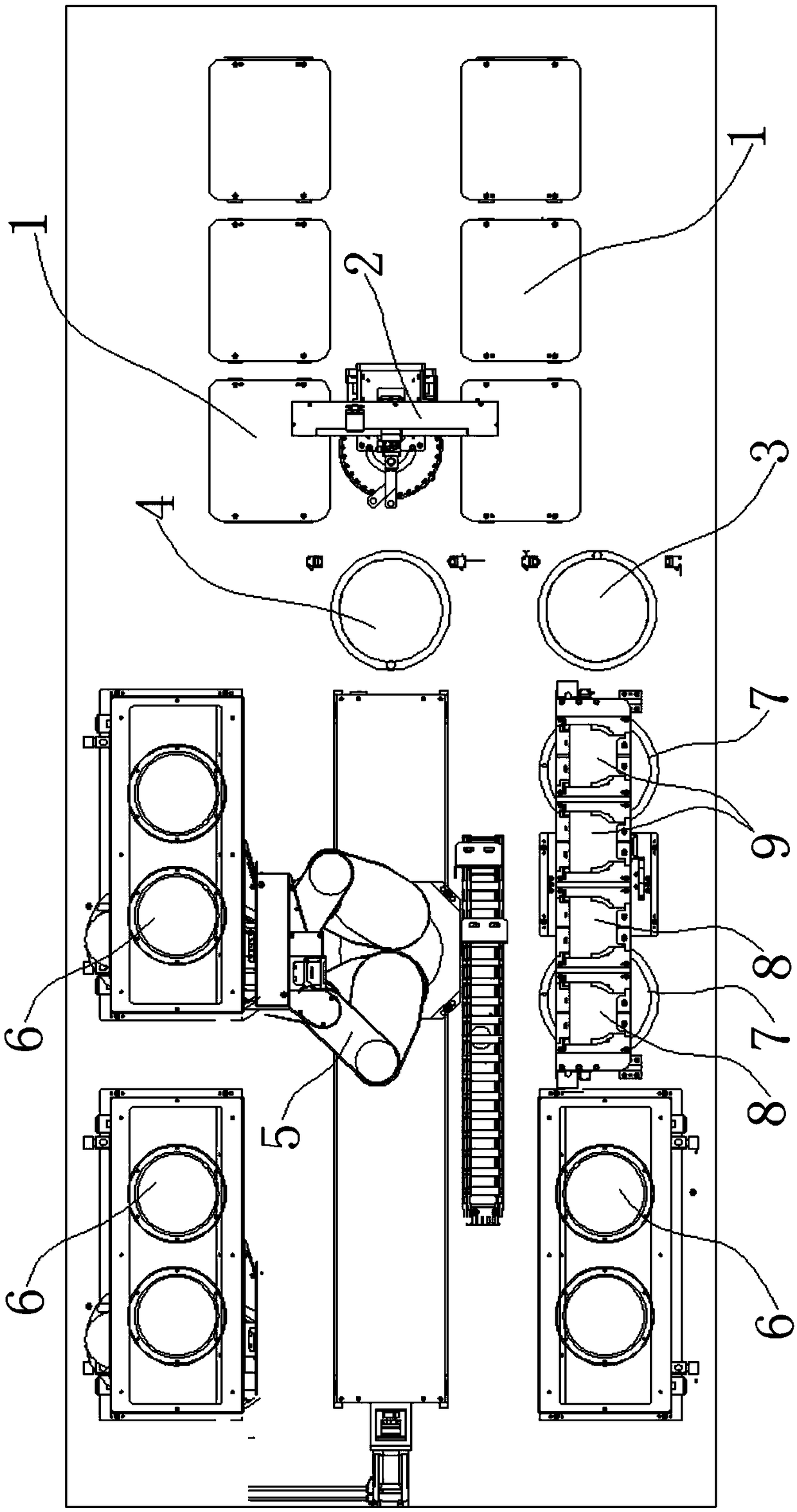 Soft film replacement and nanoimprinting integrated equipment