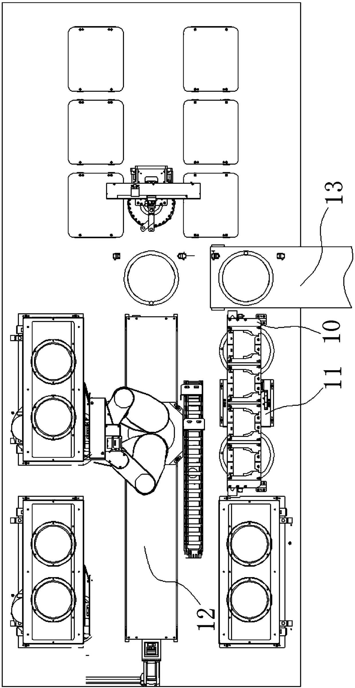 Soft film replacement and nanoimprinting integrated equipment