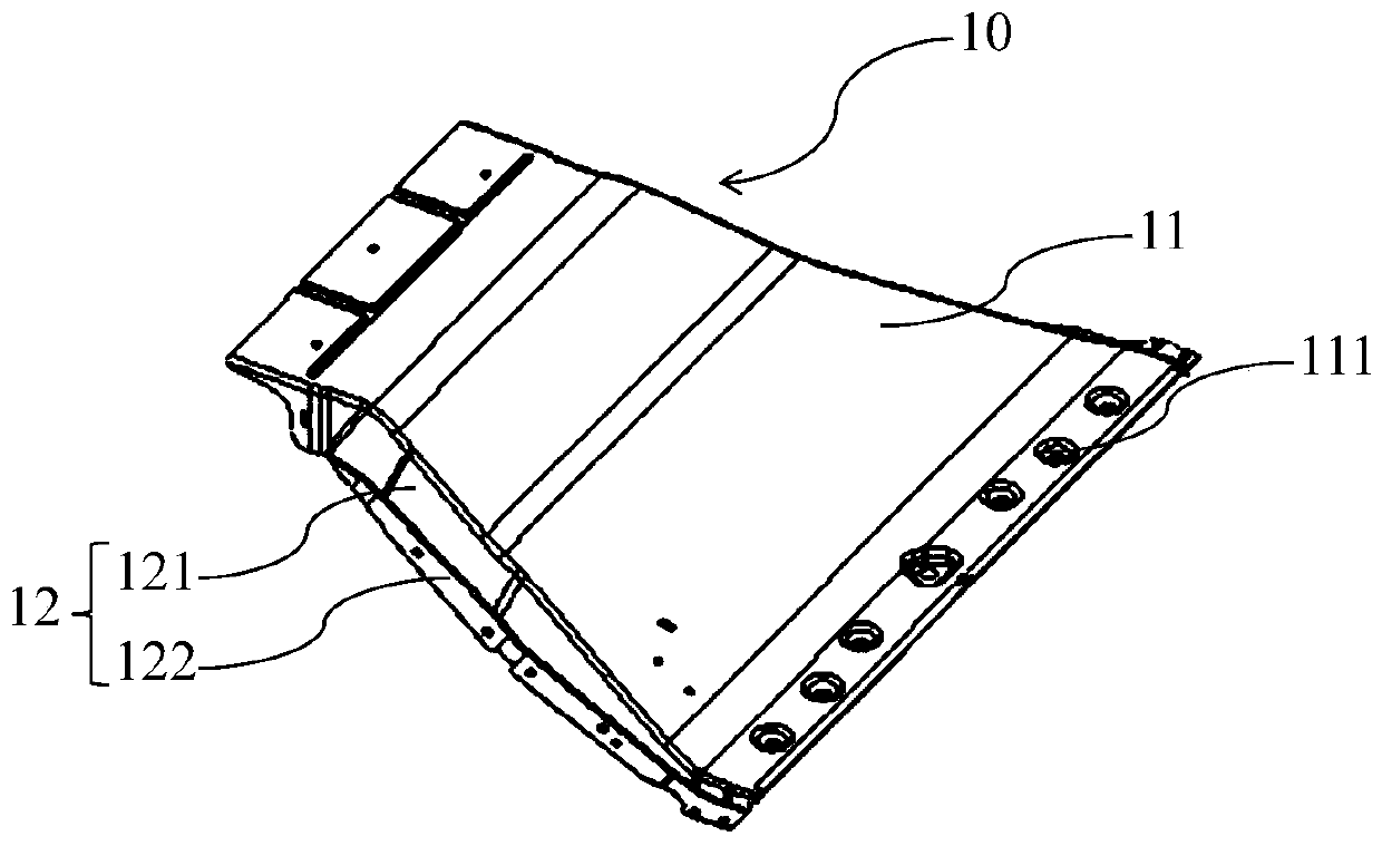 Air duct assembly and baking oven with same