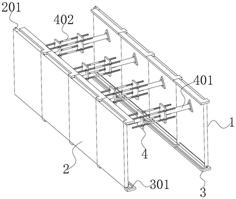 A kind of anti-collapse support device for foundation pit in civil construction