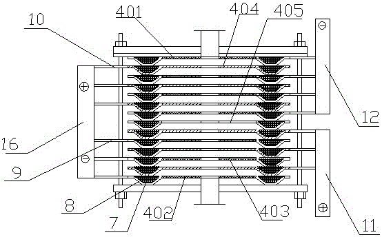 Electrolysis system without cell shell