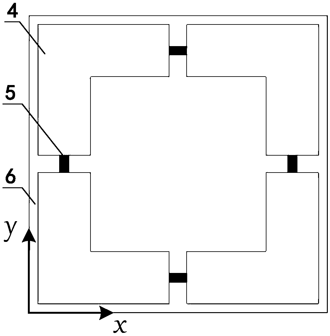 Double-layer cascaded dual-polarized broadband absorbing type frequency selective surface