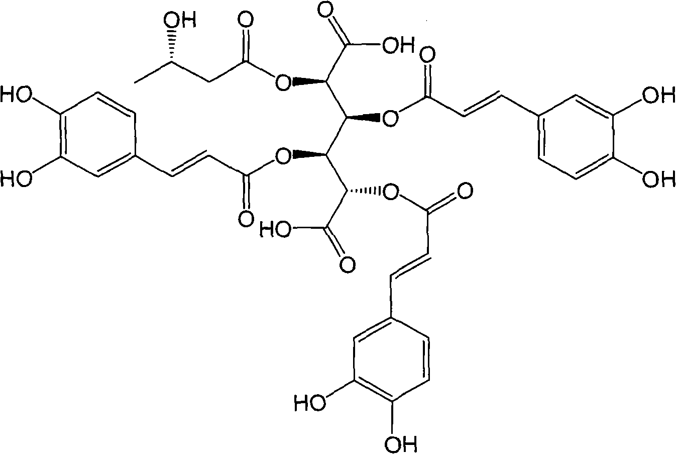 Extract of leontopodic acid plant and application of active ingredients thereof in treating hepatitis