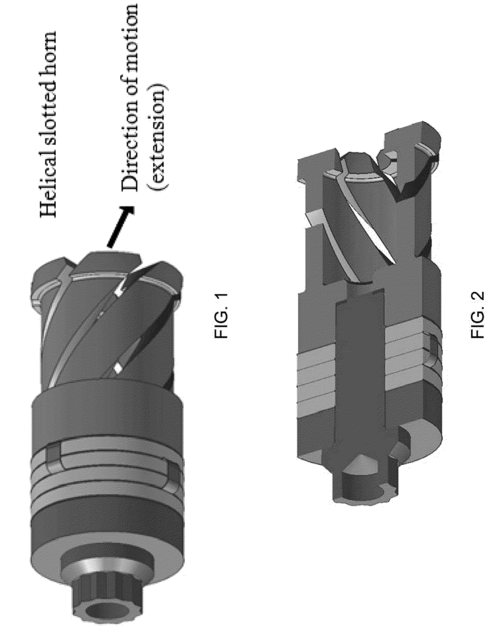 Single piezo-actuator rotary-hammering (SPARH) drill