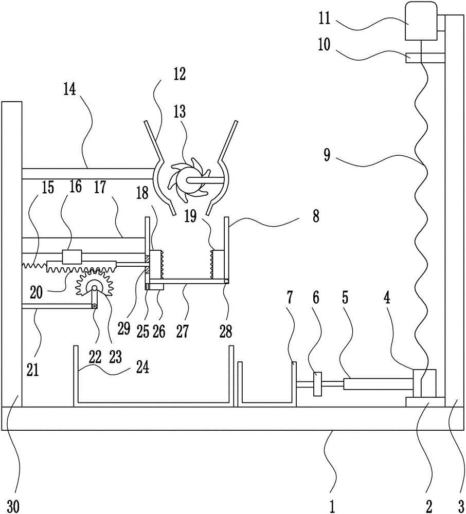 Quick blood glucose test strip crushing device for internal medicine