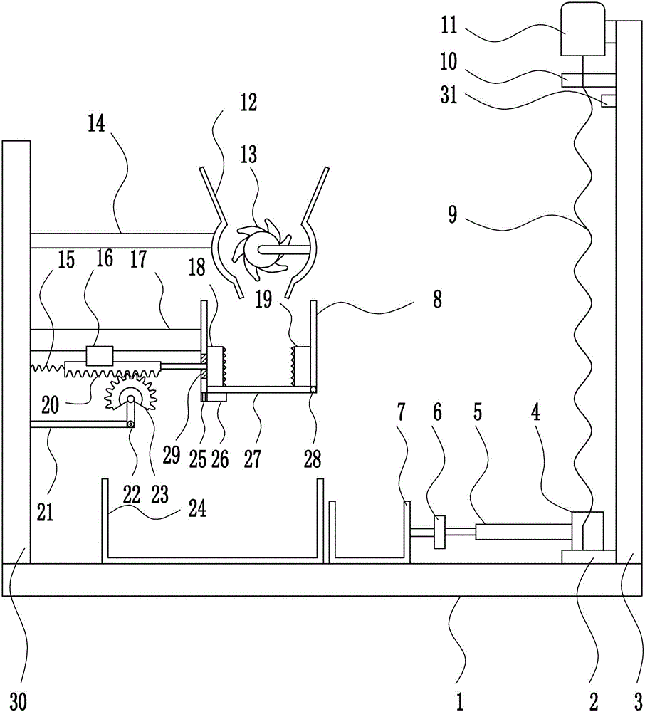 Quick blood glucose test strip crushing device for internal medicine