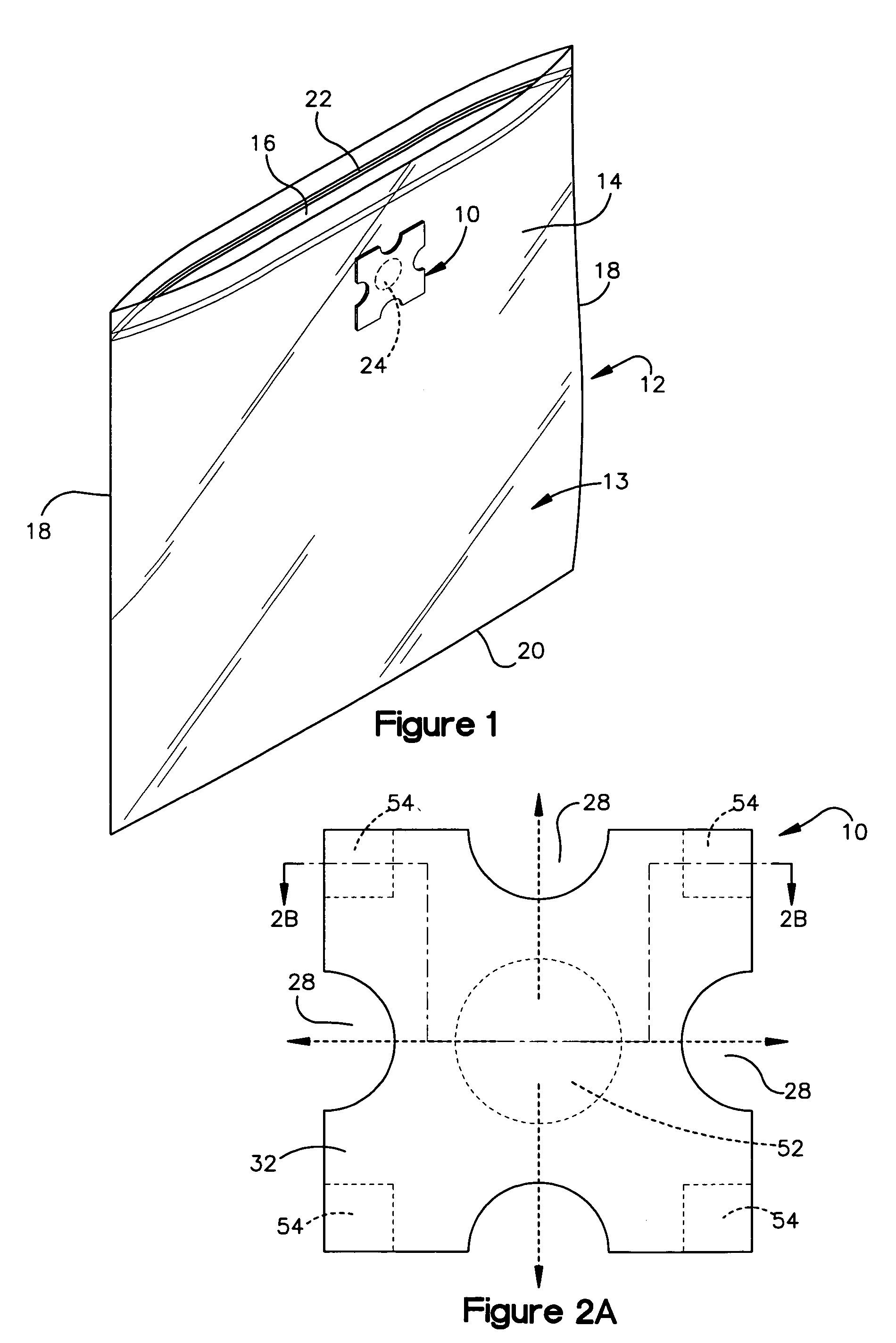 Food bag release valve