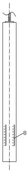 Deciduous tooth metal preformed crown model selection ruler