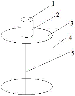 Method using static adsorption ion exchange technology to separate and measure copper ions in salt