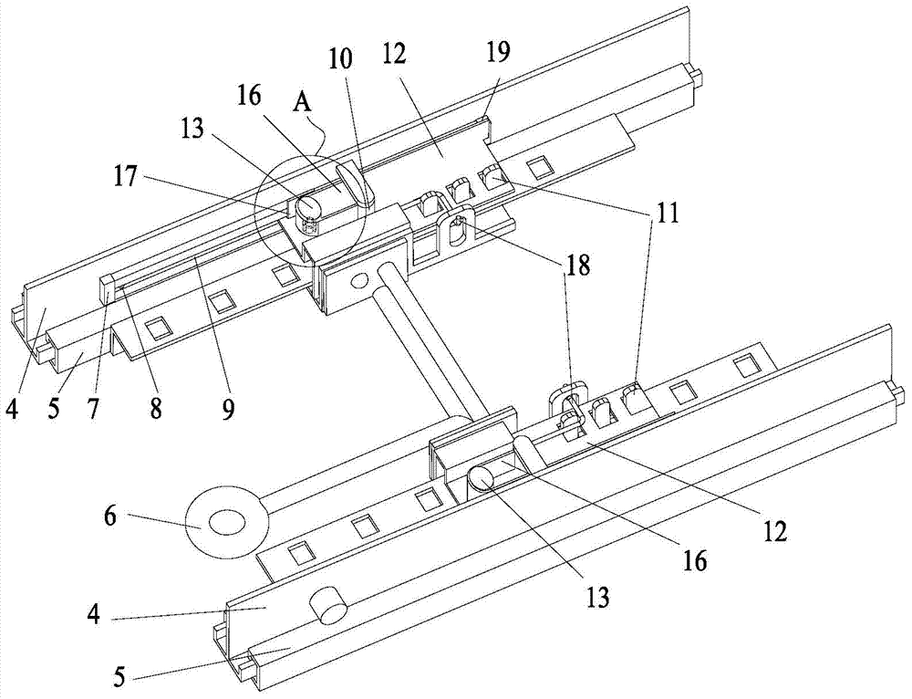 Sliding chair capable of preventing whiplash injury through self-adaptation in rear-end collision