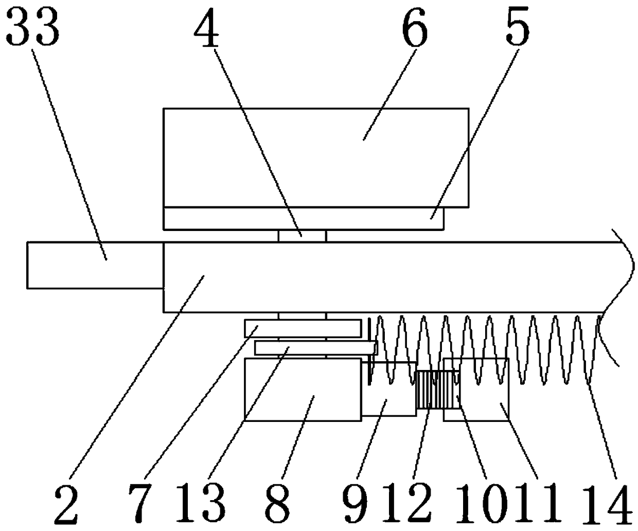 Quickly mounted circuit board mounting device