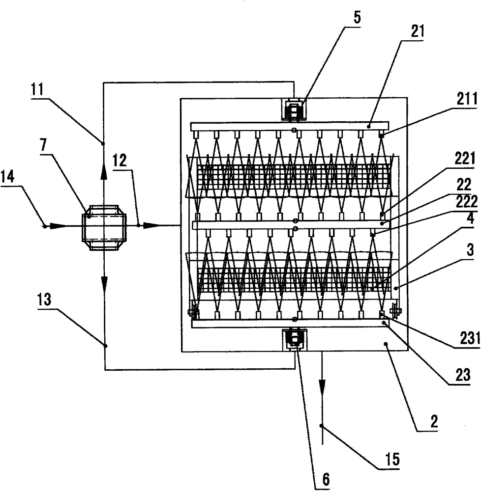 Rotation spraying device for high-efficiency washing