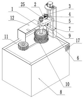 Gear production grinding device