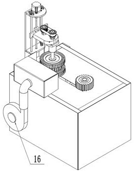 Gear production grinding device