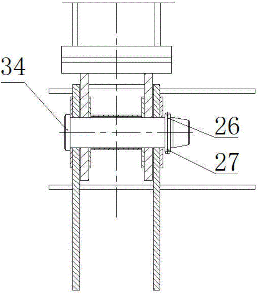 Asymmetric frame series overhung tower climbing machine support system