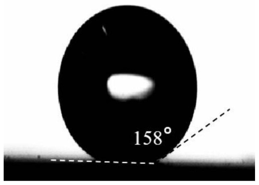 A method for preparing a superhydrophobic lithium aluminum hydrotalcite coating on the surface of an aluminum alloy porous oxide film