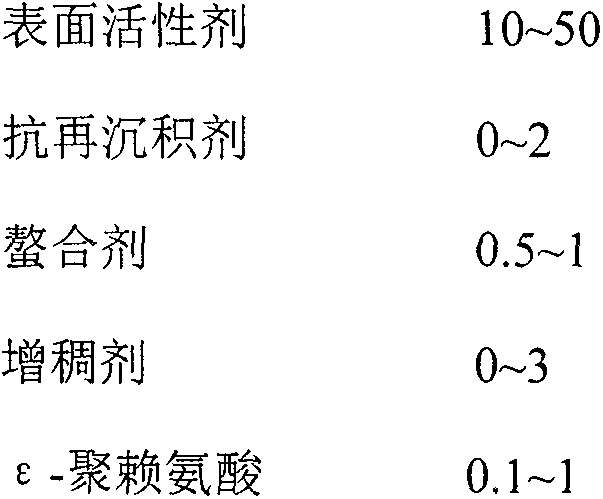 Sterilization laundry detergent containing epsilon-polylysine