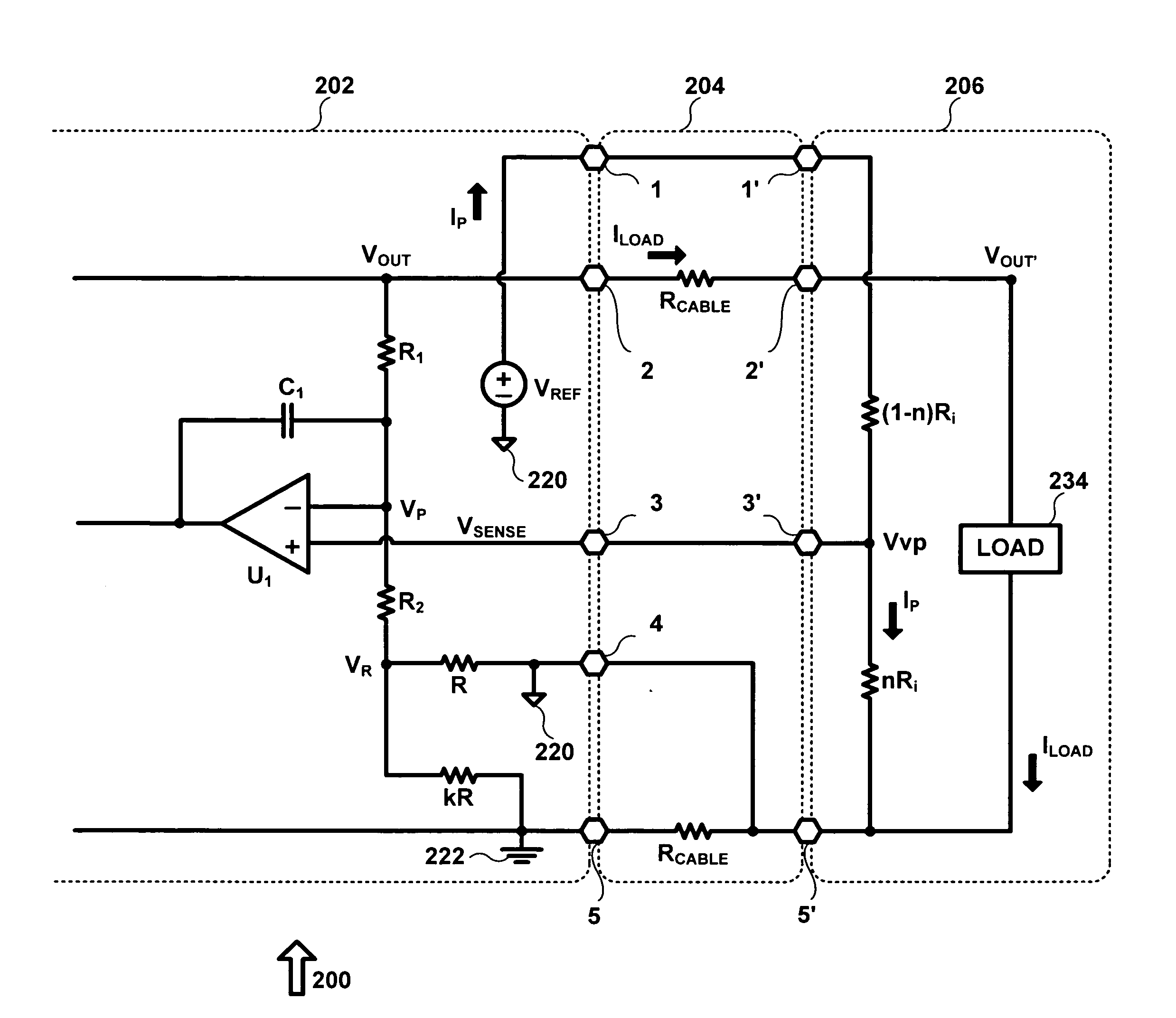 System and method for cable resistance cancellation