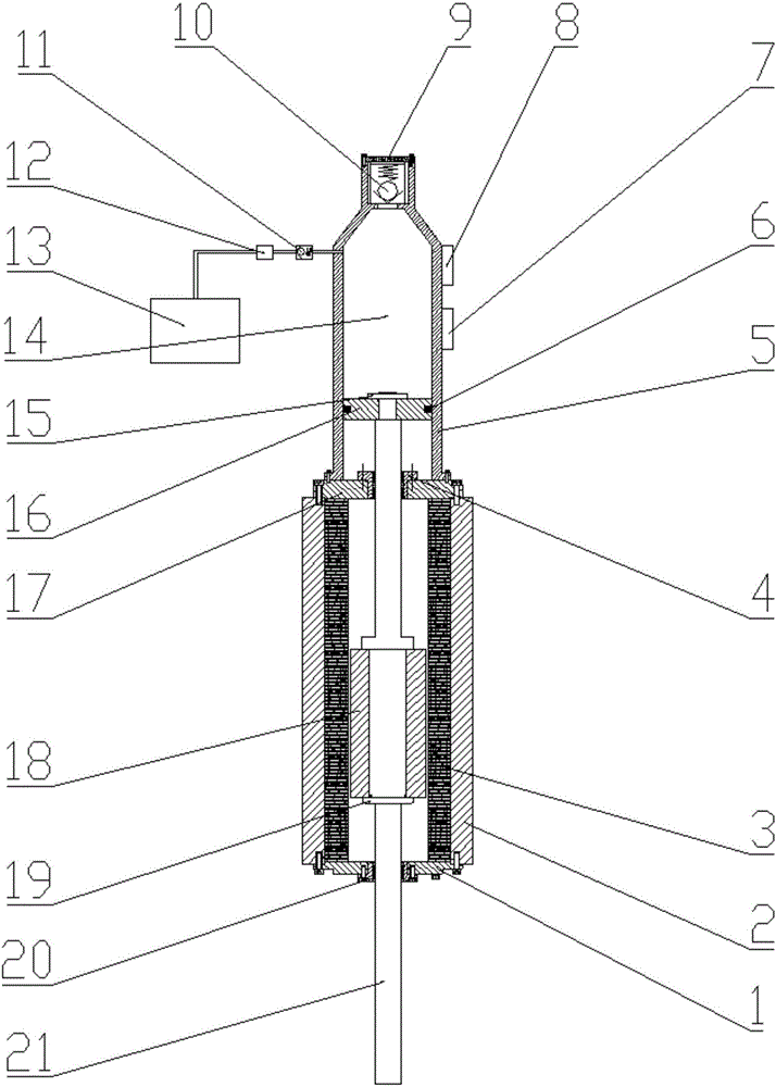 Tube type ejector with function of quickly sucking and spraying anticorrosive paint through servo electrical direct drive