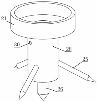 Water seepage device for water-saving irrigation of plants