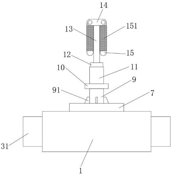 Needle-shaped stop valve for special gas