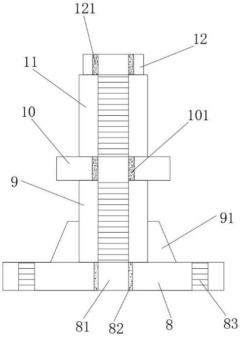 Needle-shaped stop valve for special gas