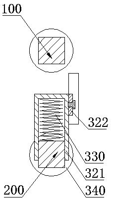 Strain clamp mounting clamp