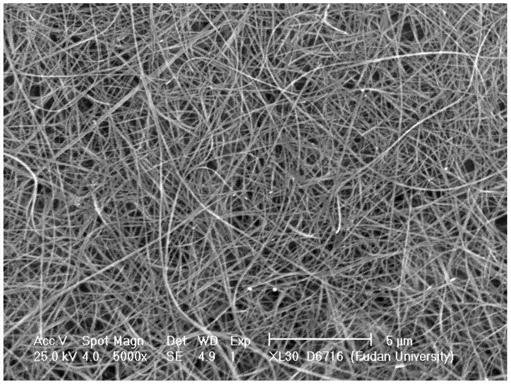 Method for manufacturing nano silver wire