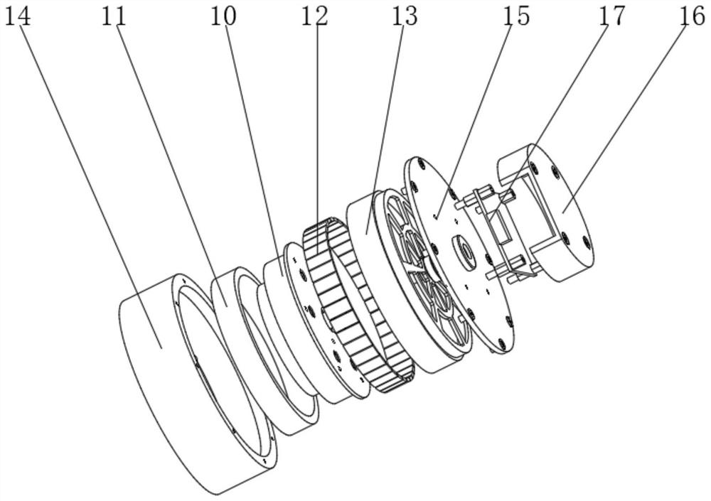 Planetary harmonic composite reducer motor